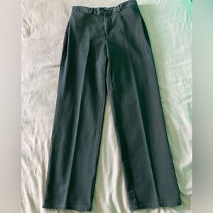 Dockers Black Straight-Leg Chinos